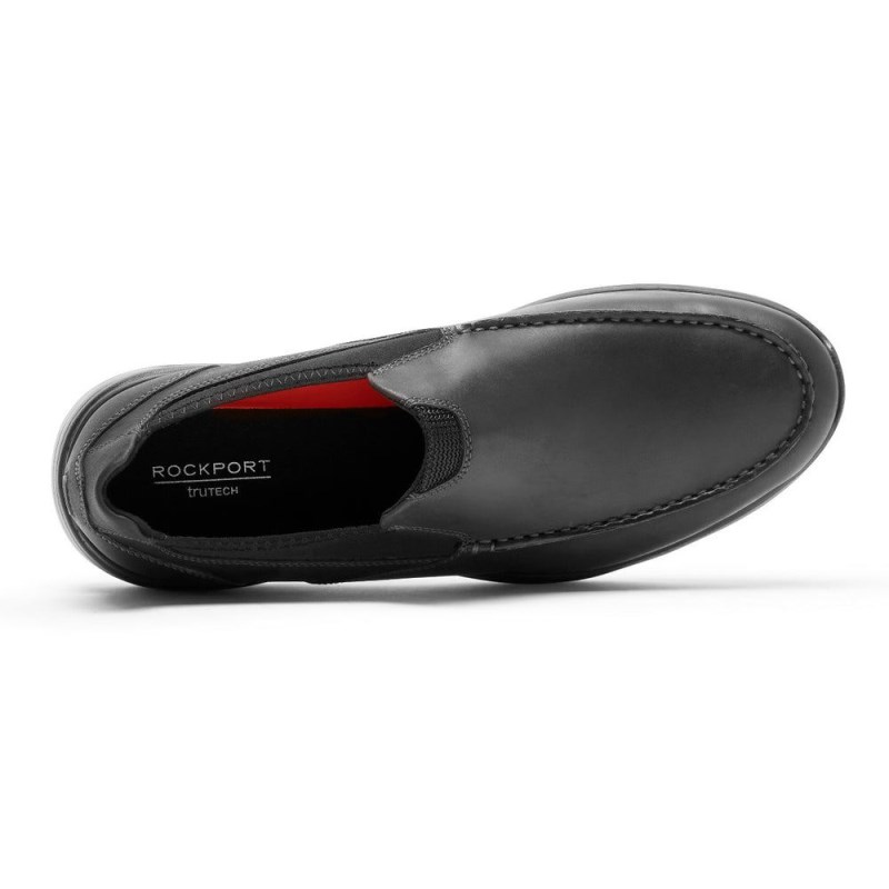 Rockport Metro Path Slip-On Men Loafers Black Singapore | OR9-02390