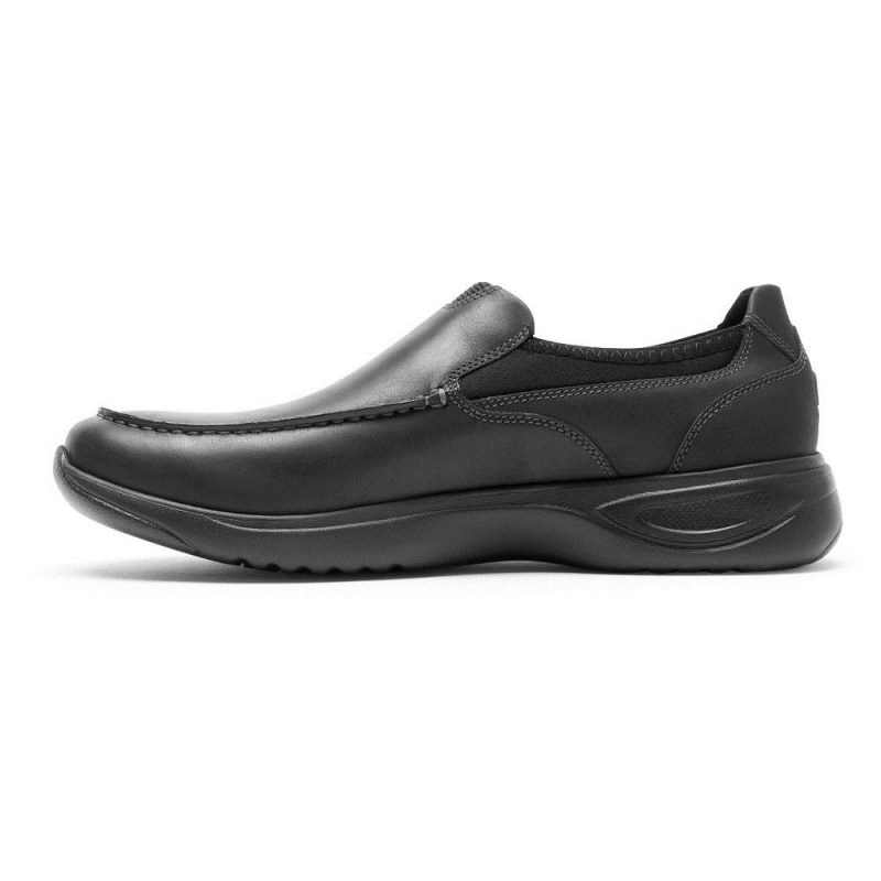 Rockport Metro Path Slip-On Men Loafers Black Singapore | OR9-02390