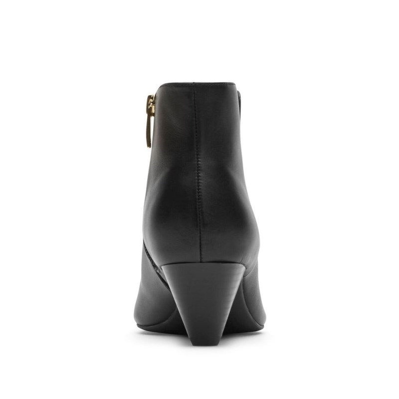 Rockport Milia Heel Women Booties Black Singapore | EN9-41894