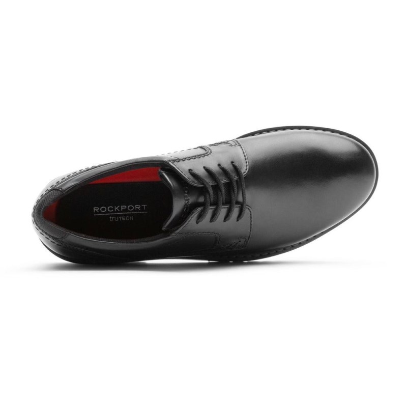 Rockport Mitchell Men Oxford Shoes Black Singapore | UO4-05890