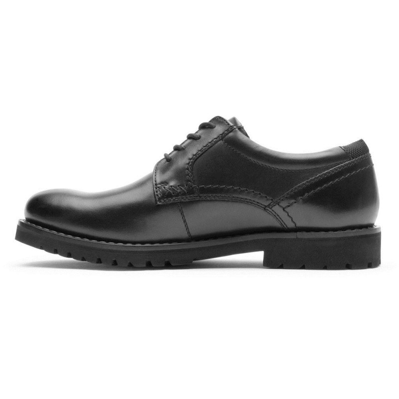 Rockport Mitchell Men Oxford Shoes Black Singapore | UO4-05890