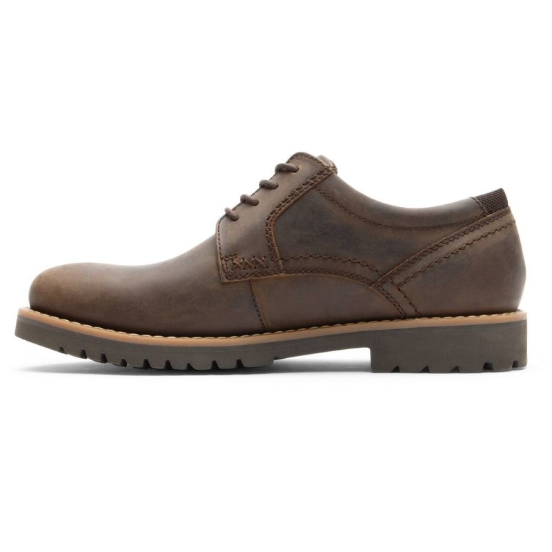 Rockport Mitchell Men Oxford Shoes Dark Brown Singapore | ZS7-20762