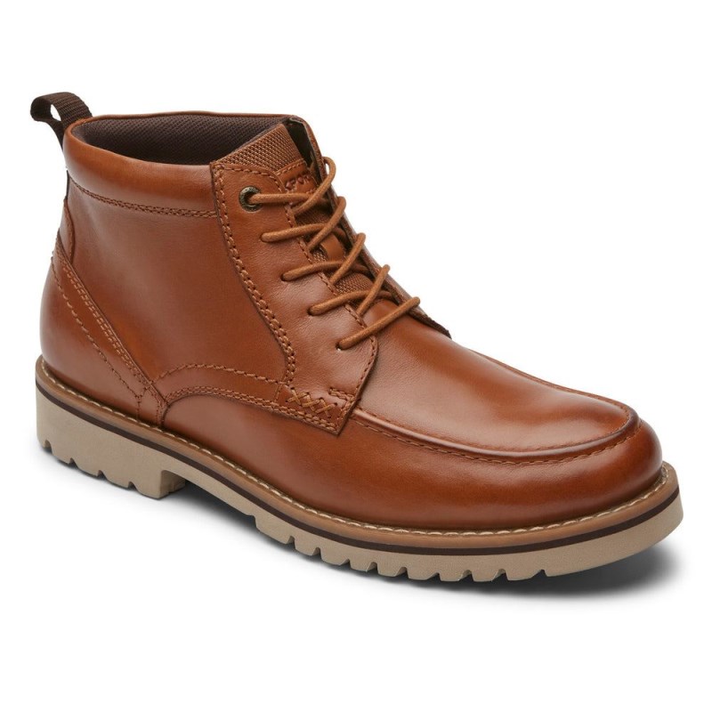 Rockport Mitchell Moc Men Winter Boots Brown Singapore | XZ3-93399