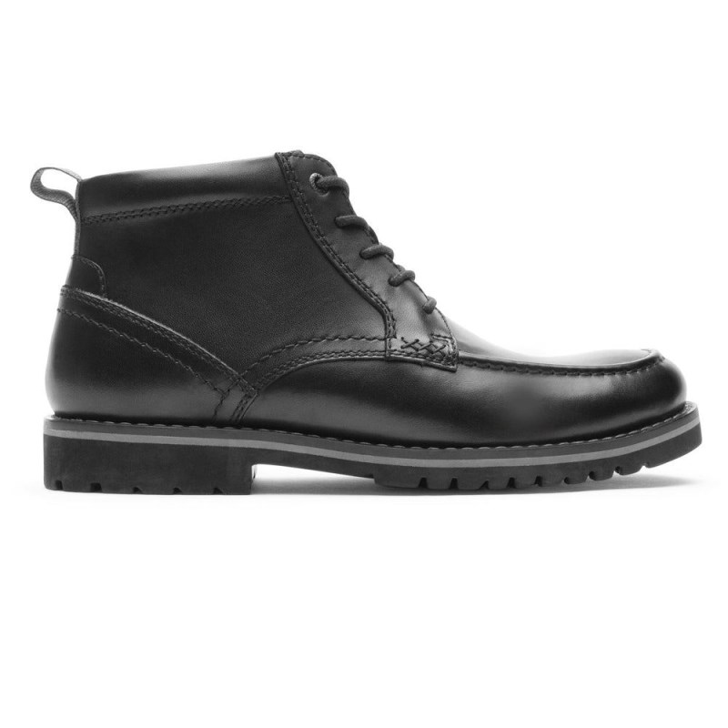 Rockport Mitchell Moc Men Winter Boots Black Singapore | LK8-84948