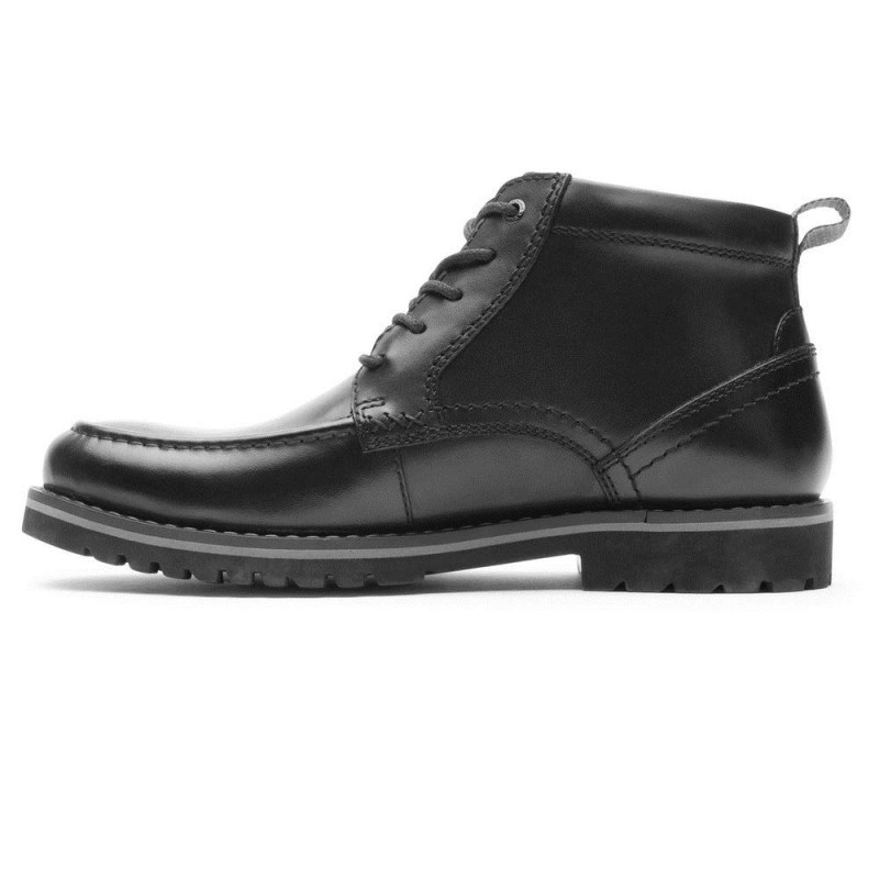 Rockport Mitchell Moc Men Winter Boots Black Singapore | LK8-84948