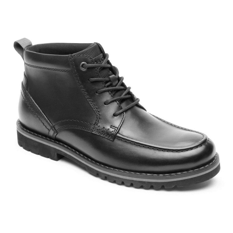 Rockport Mitchell Moc Men Winter Boots Black Singapore | LK8-84948