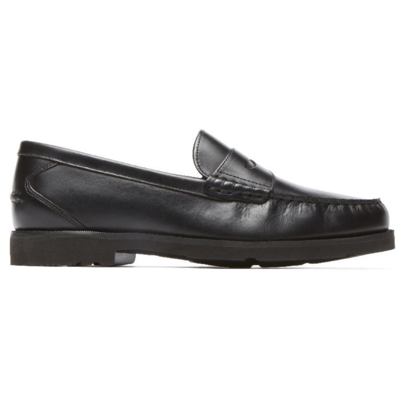 Rockport Modern Prep Penny Men Loafers Black Singapore | QN8-49104