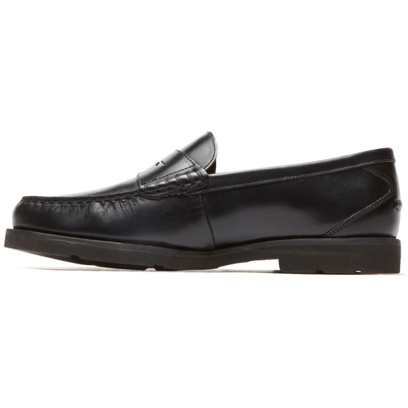 Rockport Modern Prep Penny Men Loafers Black Singapore | QN8-49104