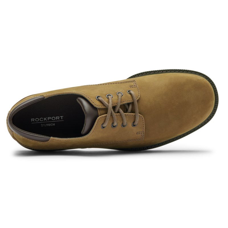 Rockport Northfield Waterproof Men Oxford Shoes Olive Singapore | KP3-51215