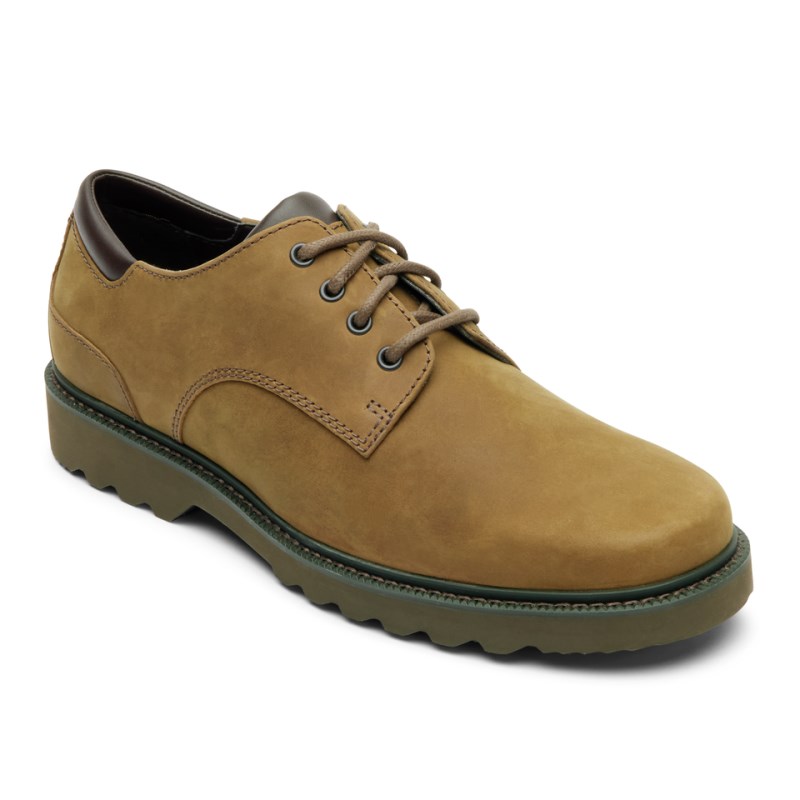 Rockport Northfield Waterproof Men Oxford Shoes Olive Singapore | KP3-51215