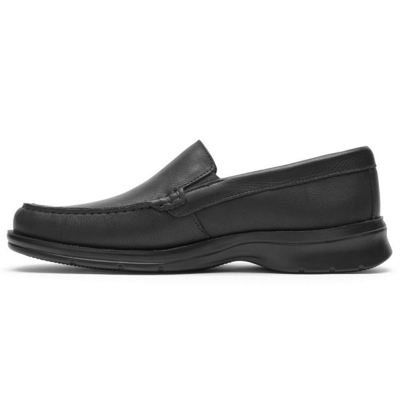 Rockport Palmer Venetian Men Loafers Black Singapore | BK2-78277