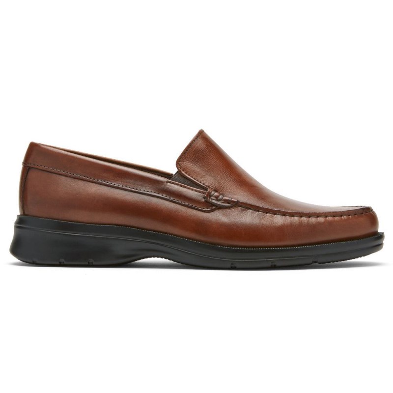 Rockport Palmer Venetian Men Loafers Brown Singapore | DR9-85818