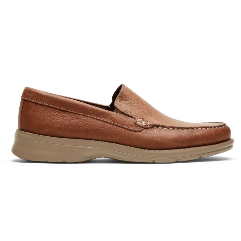 Rockport Palmer Venetian Men Loafers Brown Singapore | PY5-59995