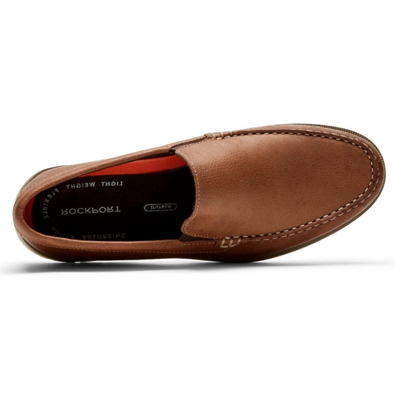 Rockport Palmer Venetian Men Loafers Brown Singapore | PY5-59995