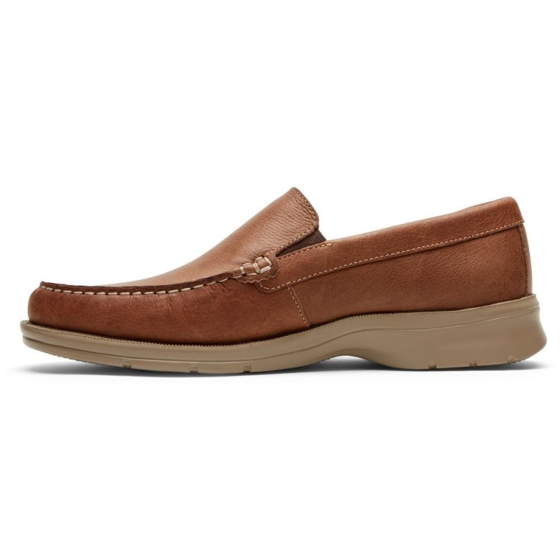 Rockport Palmer Venetian Men Loafers Brown Singapore | PY5-59995