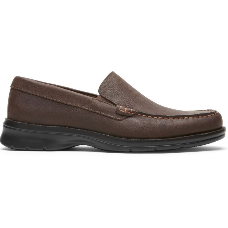 Rockport Palmer Venetian Men Loafers Dark Brown Singapore | UC6-06240