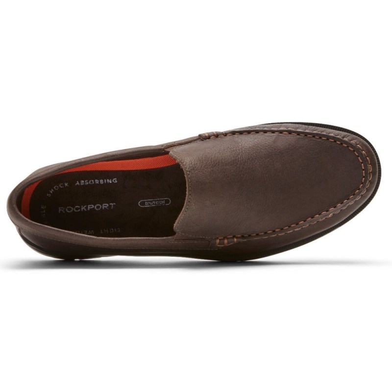 Rockport Palmer Venetian Men Loafers Dark Brown Singapore | UC6-06240