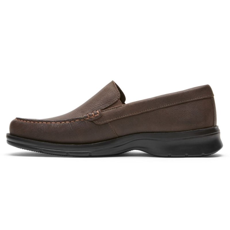 Rockport Palmer Venetian Men Loafers Dark Brown Singapore | UC6-06240