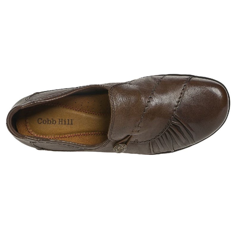 Rockport Paulette Women Slip Ons Dark Brown Singapore | DU9-28932