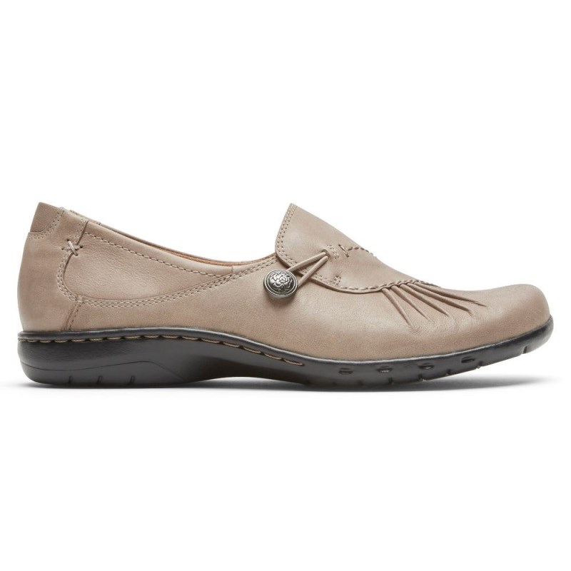 Rockport Paulette Women Slip Ons Grey Singapore | WQ3-40484