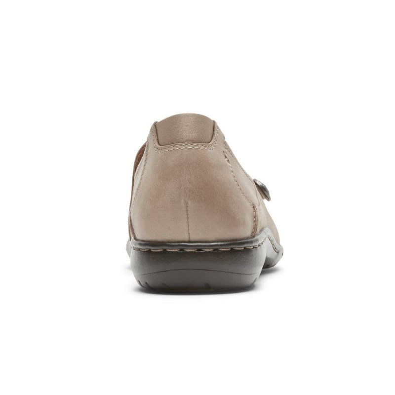 Rockport Paulette Women Slip Ons Grey Singapore | WQ3-40484