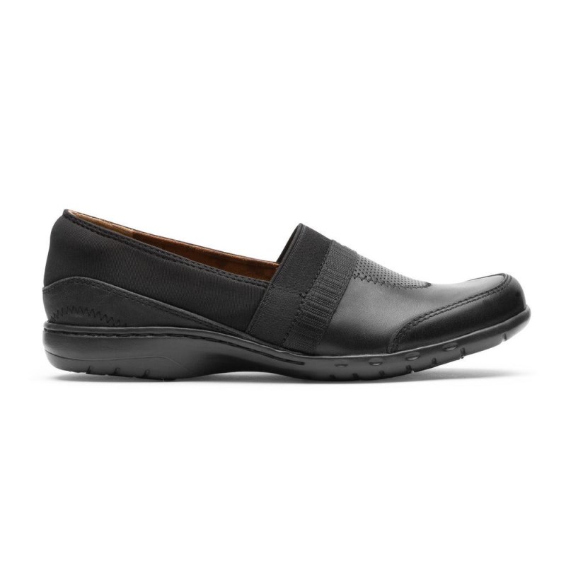 Rockport Penfield A-Line Women Slip Ons Black Singapore | OD0-56375