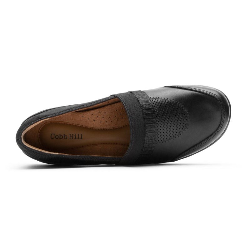 Rockport Penfield A-Line Women Slip Ons Black Singapore | OD0-56375