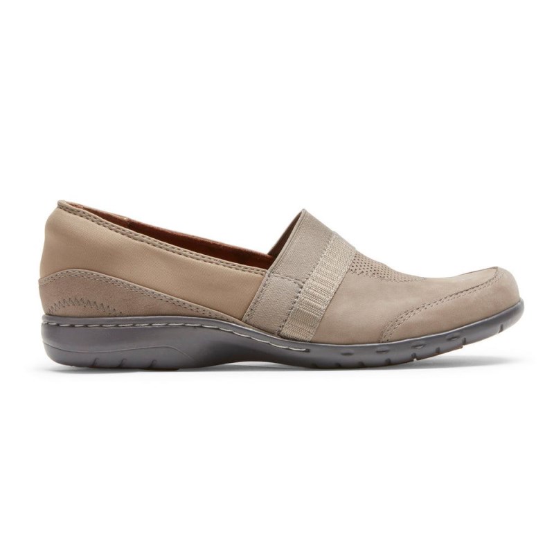 Rockport Penfield A-Line Women Slip Ons Brown Singapore | PI1-35933