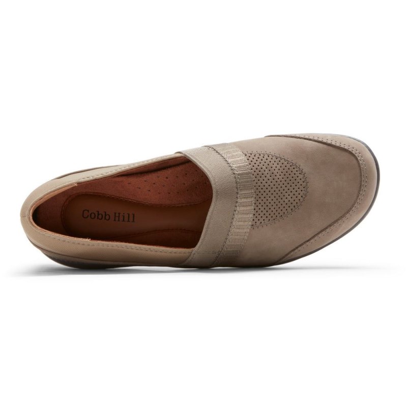 Rockport Penfield A-Line Women Slip Ons Brown Singapore | PI1-35933