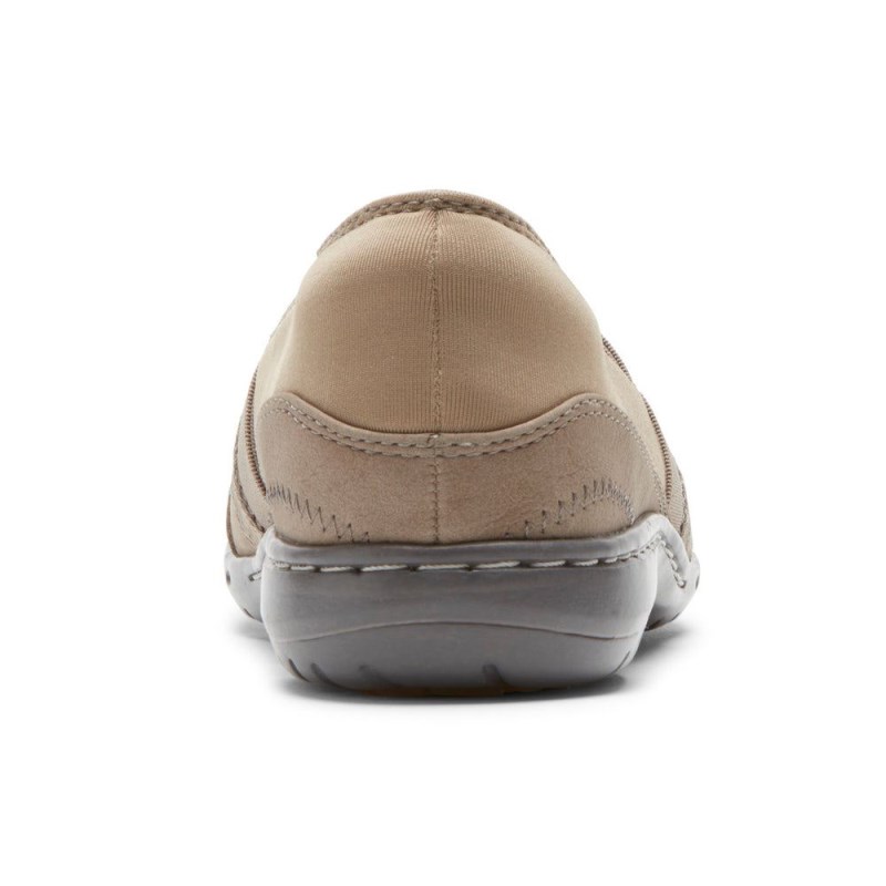 Rockport Penfield A-Line Women Slip Ons Brown Singapore | PI1-35933