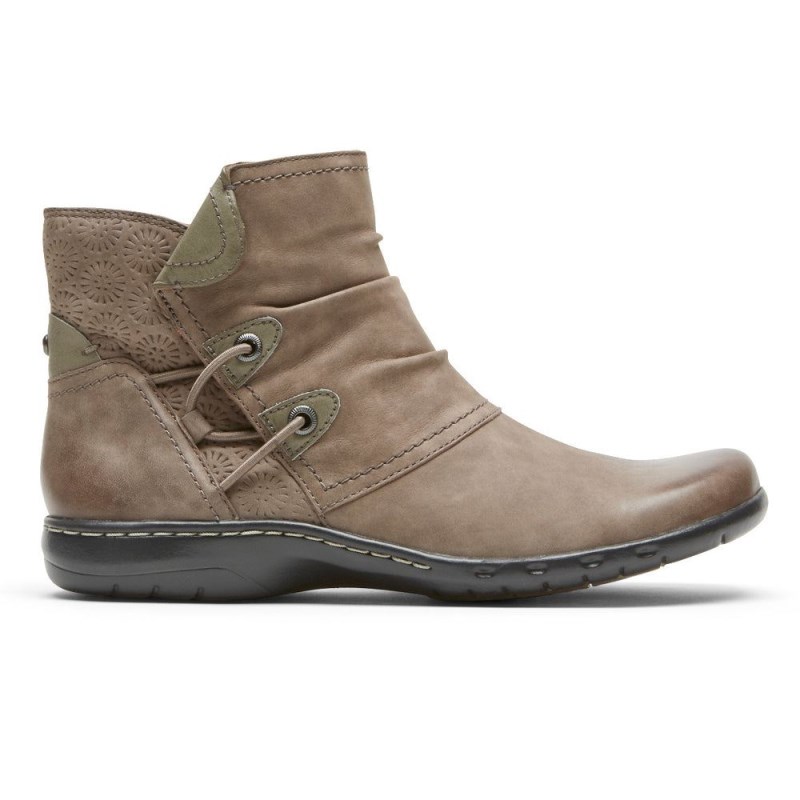 Rockport Penfield Ruched Women Winter Boots Grey Singapore | MX7-42774