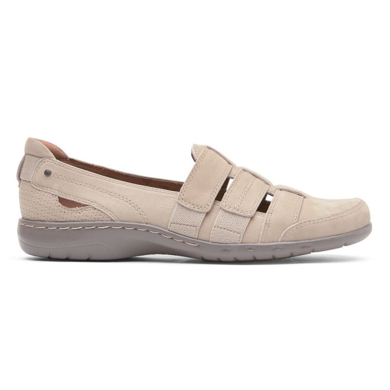 Rockport Penfield Strappy Women Slip Ons Grey Singapore | XG1-13671