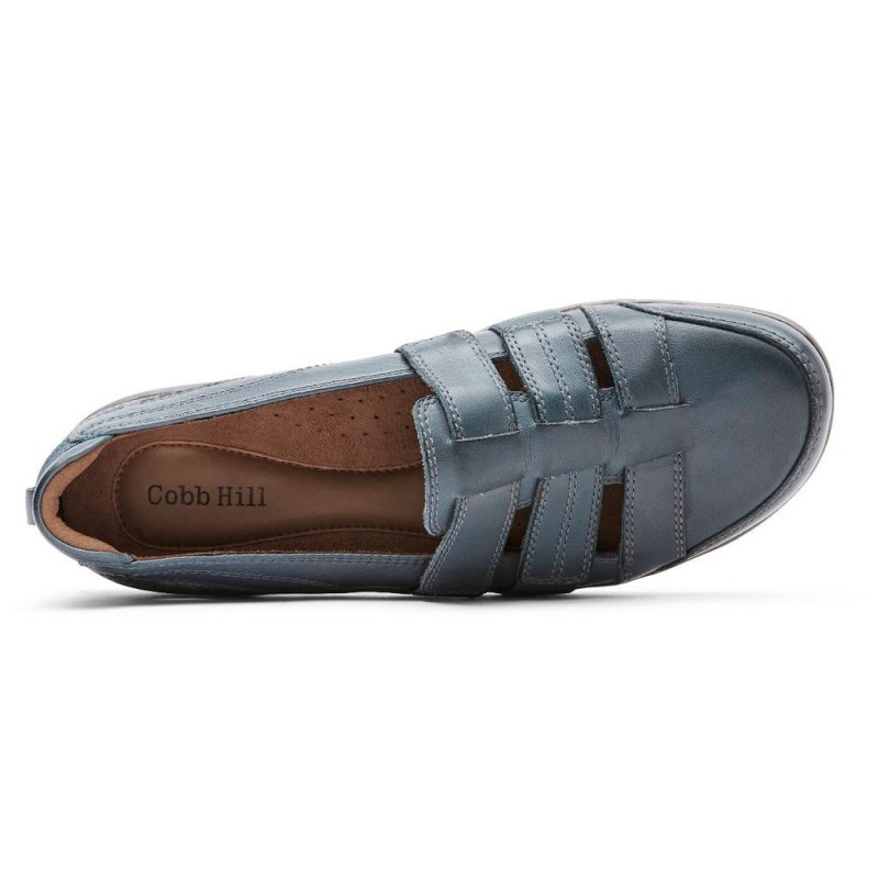 Rockport Penfield Strappy Women Slip Ons Blue Singapore | AC1-07600