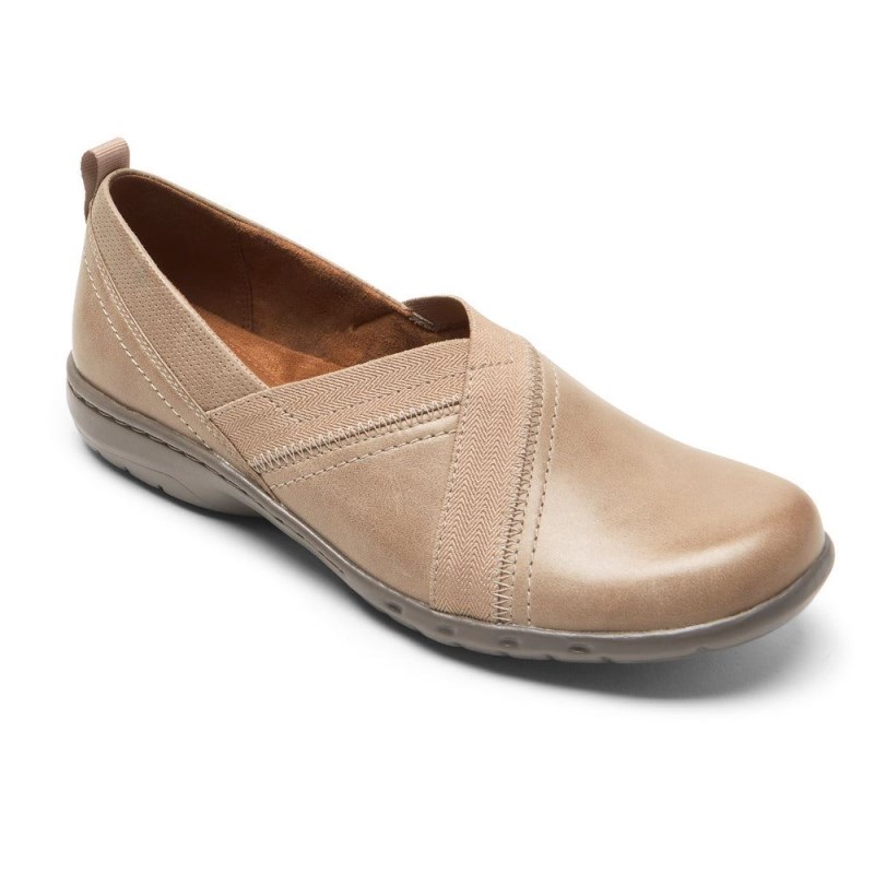 Rockport Penfield Women Slip Ons Brown Singapore | PK8-57135