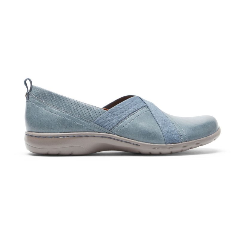 Rockport Penfield Women Slip Ons Grey Singapore | GL2-09370