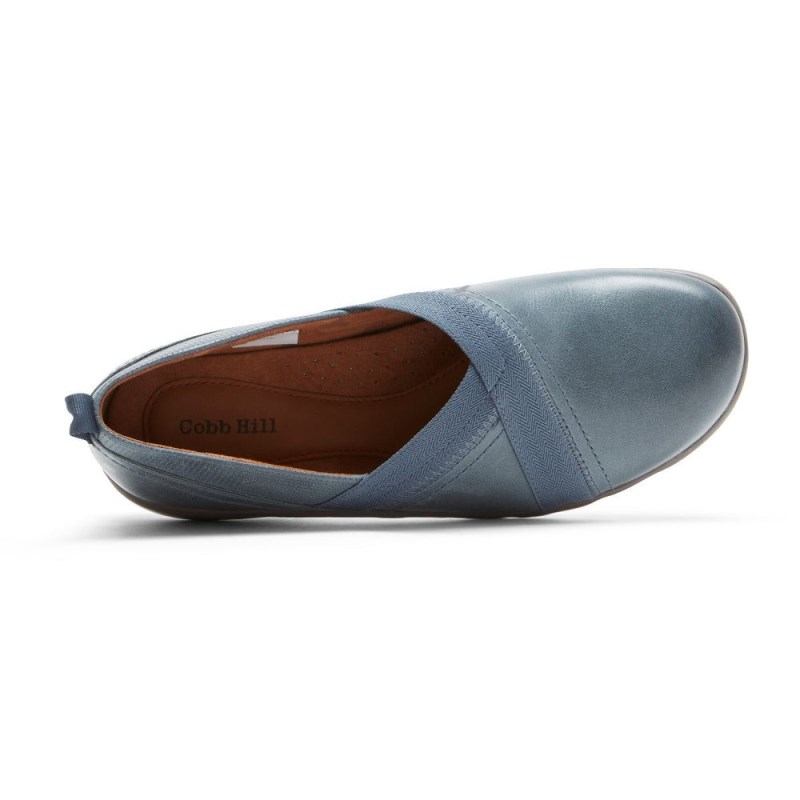 Rockport Penfield Women Slip Ons Grey Singapore | GL2-09370