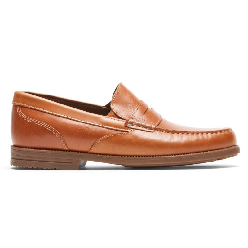 Rockport Preston Penny Men Loafers Brown Singapore | CG6-56795