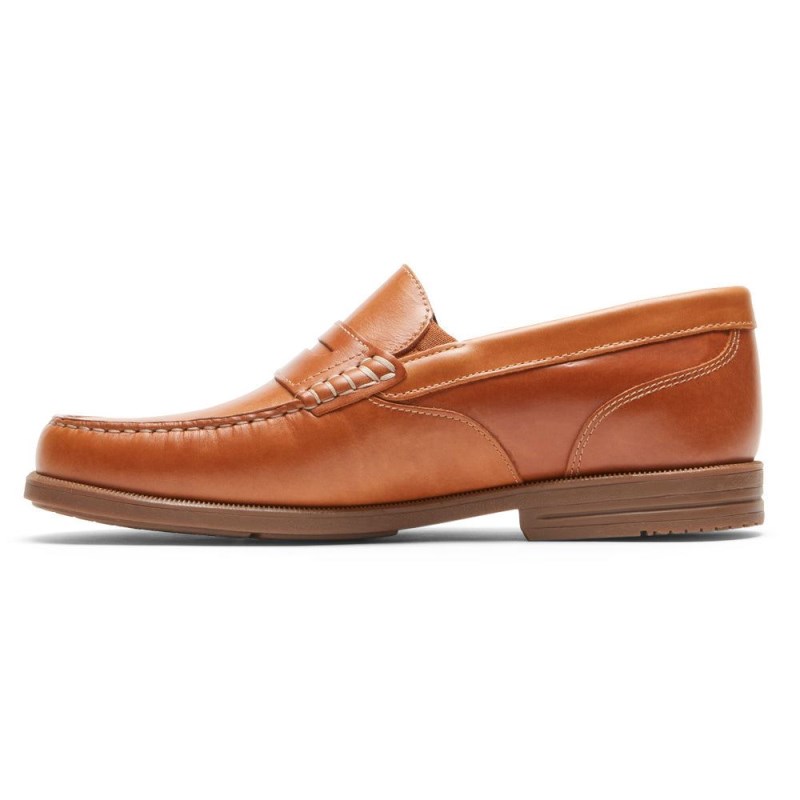 Rockport Preston Penny Men Loafers Brown Singapore | CG6-56795