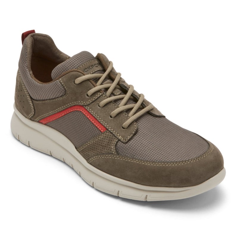 Rockport Primetime Casual Mudguard Men Sneakers Grey Brown Singapore | VW2-00650