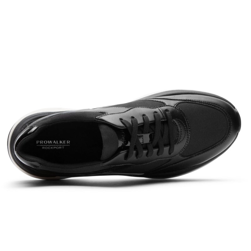 Rockport ProWalker Eco Women Sneakers Black Singapore | XZ4-86328