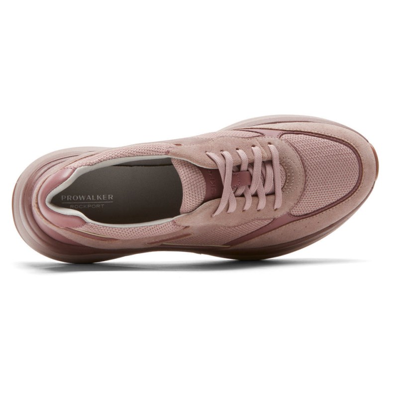 Rockport ProWalker Eco Women Sneakers Pink Singapore | NR0-20932