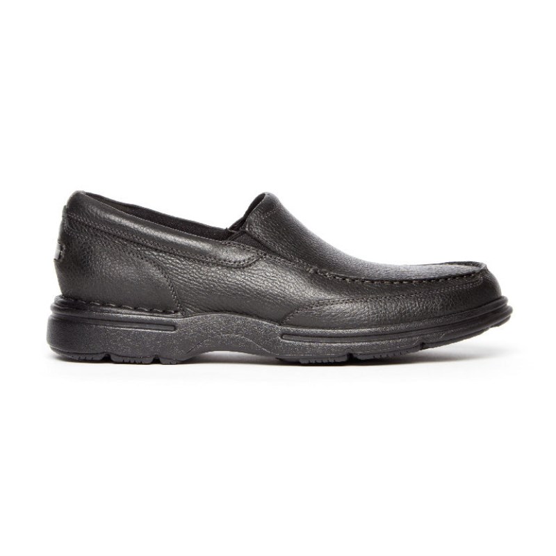 Rockport ProWalker Eureka Plus Slip-On Men Casual Shoes Black Singapore | MD8-73367