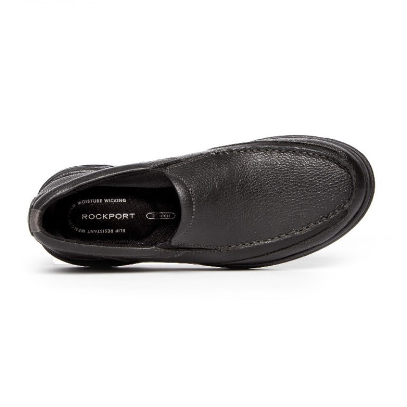 Rockport ProWalker Eureka Plus Slip-On Men Casual Shoes Black Singapore | MD8-73367