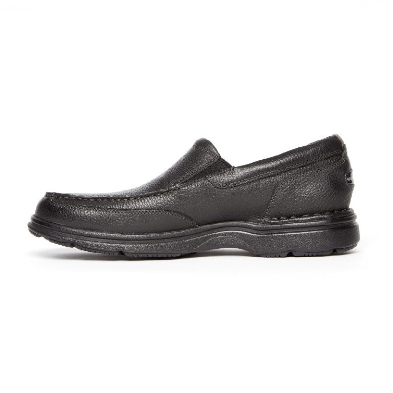 Rockport ProWalker Eureka Plus Slip-On Men Casual Shoes Black Singapore | MD8-73367