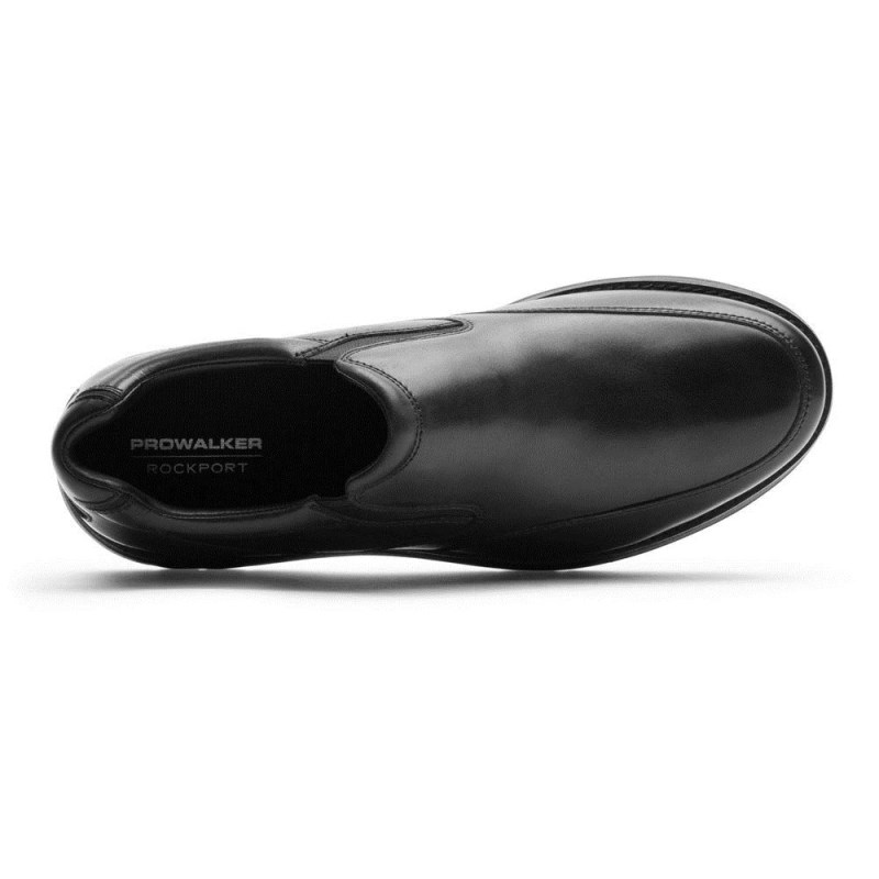 Rockport ProWalker NEXT Slip-On Men Sneakers Black Singapore | KK5-24112