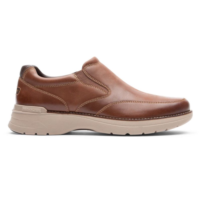 Rockport ProWalker NEXT Slip-On Men Sneakers Brown Singapore | WP3-10601