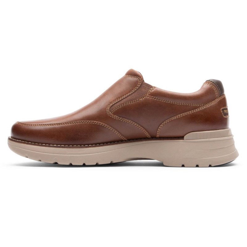 Rockport ProWalker NEXT Slip-On Men Sneakers Brown Singapore | WP3-10601