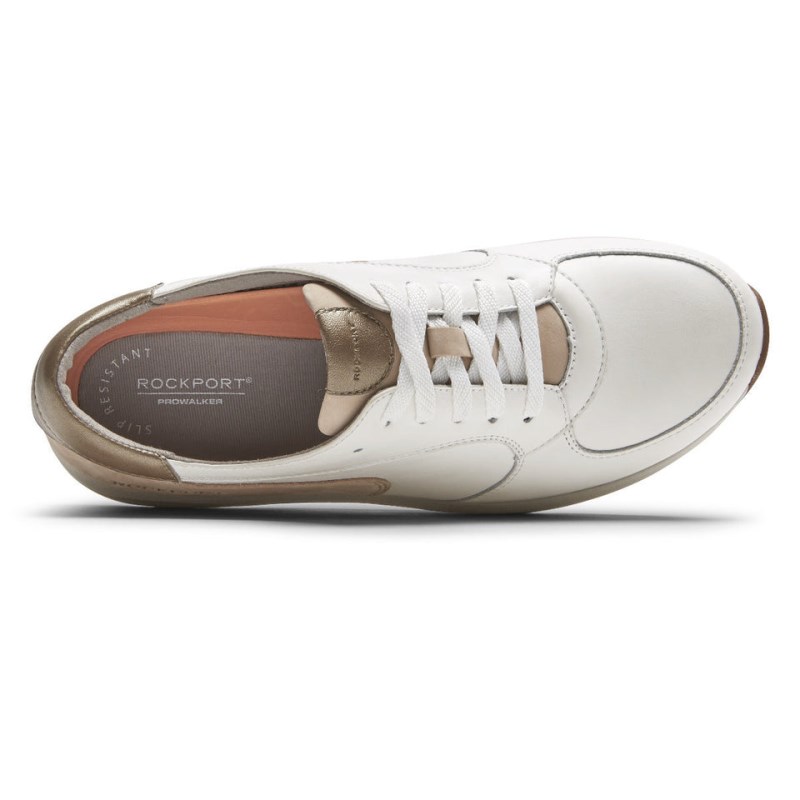 Rockport ProWalker truStride Women Sneakers White Singapore | KS2-75277