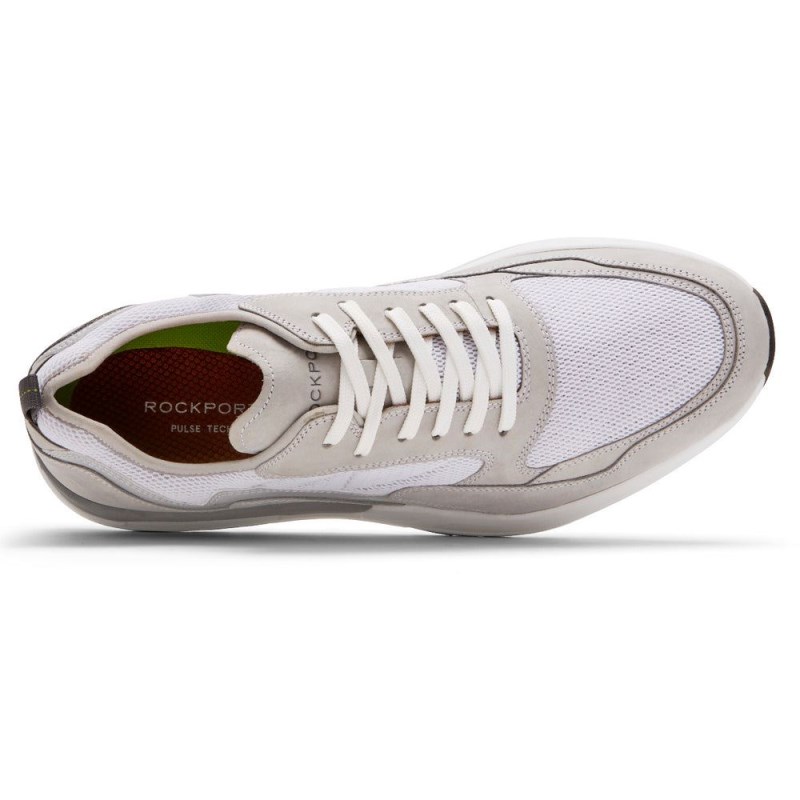 Rockport PulseTech Sport Ubal Men Sneakers White Singapore | ED1-35193