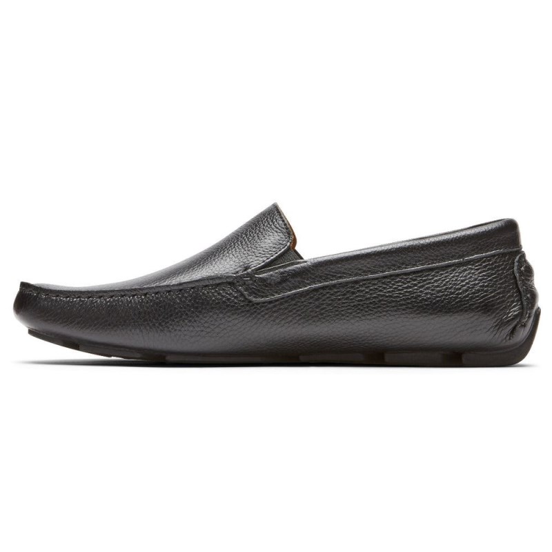 Rockport Rhyder Venetian Men Loafers Black Singapore | DJ0-57375